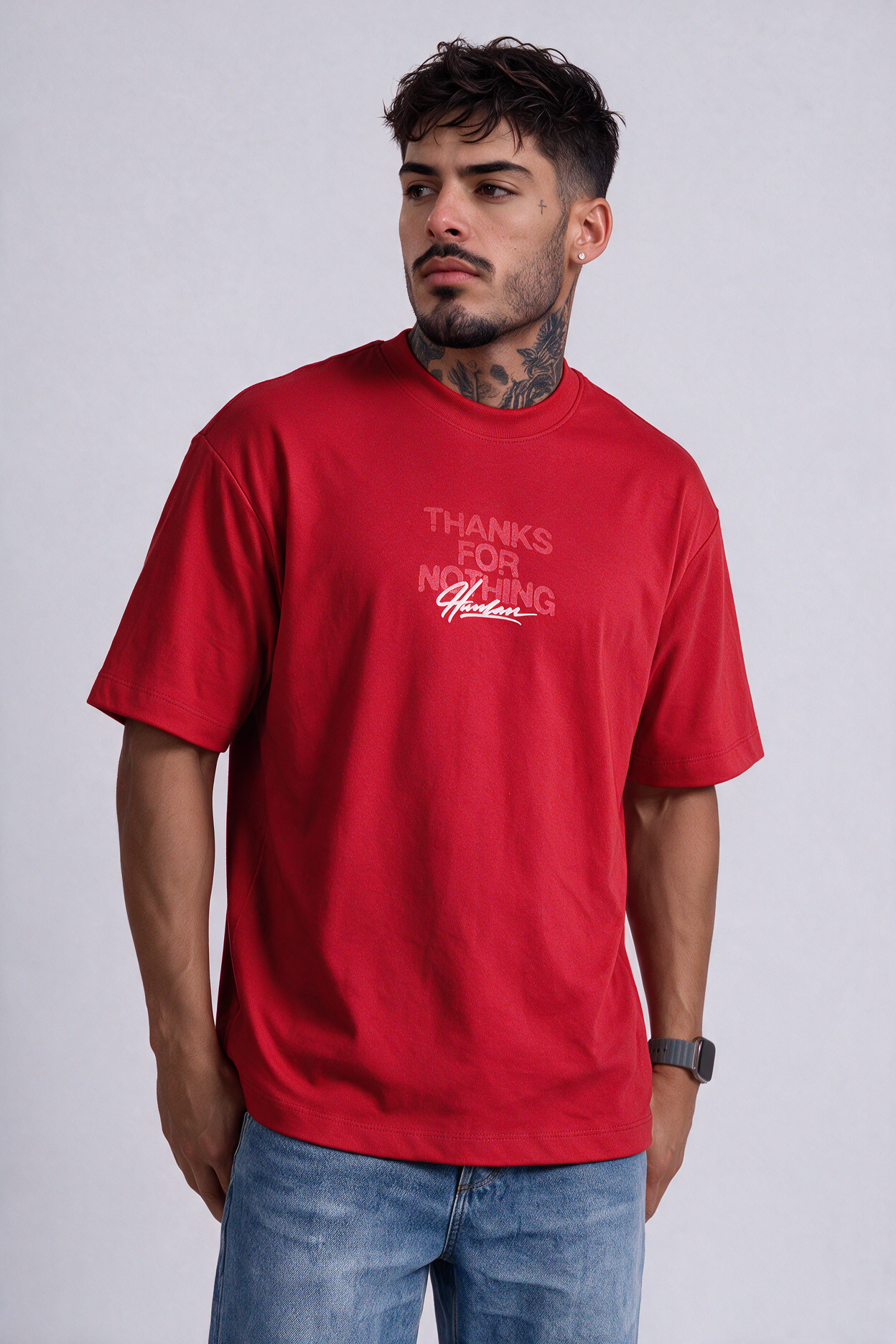 Camiseta oversize pandora nothing