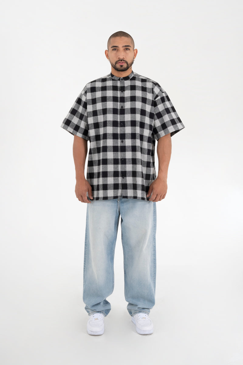 Camisa de cuadros oversize sales